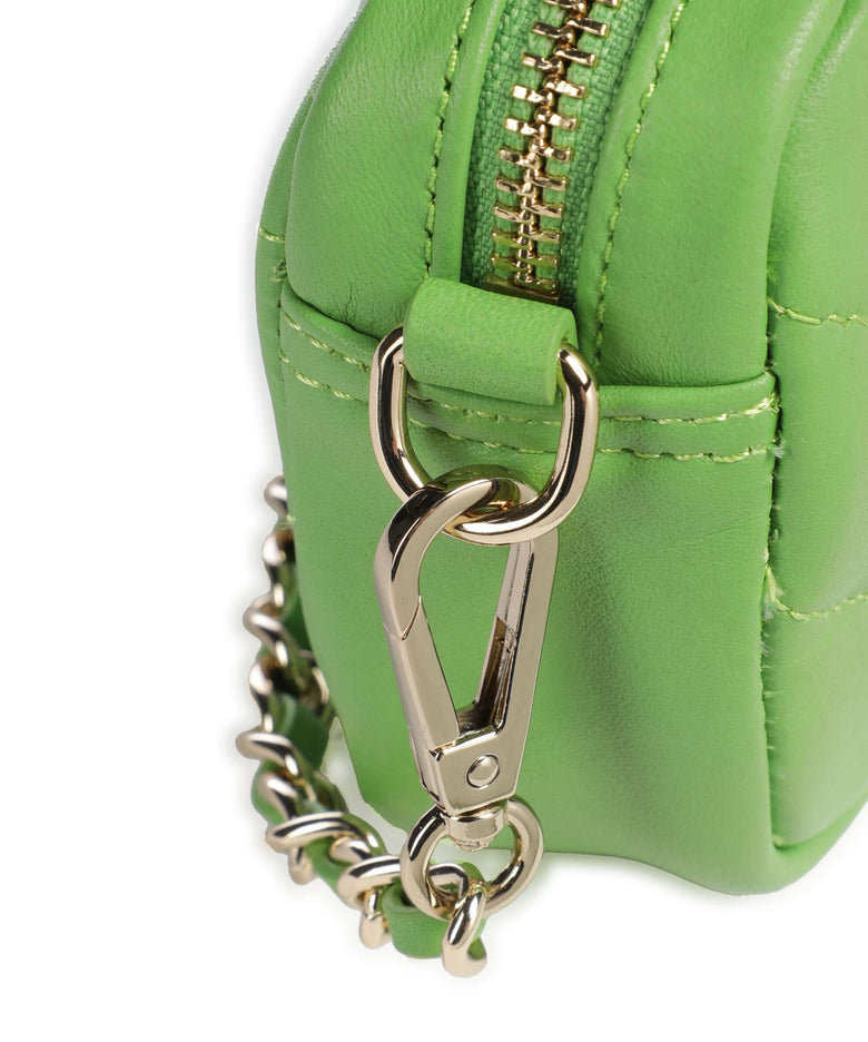 Lancaster Soft Matelassé Crossbody bag vertmouss