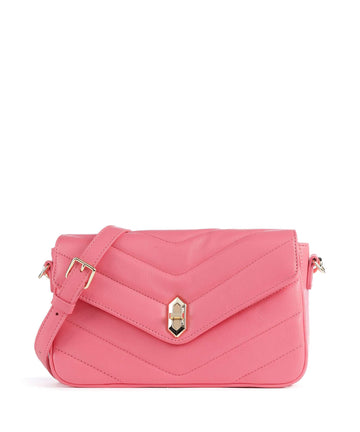 Lancaster Soft Matelassé Torba preko ramena rose fonce