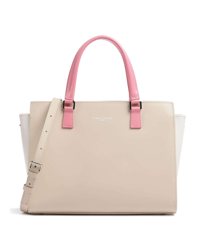 Lancaster Smooth Handbag beige