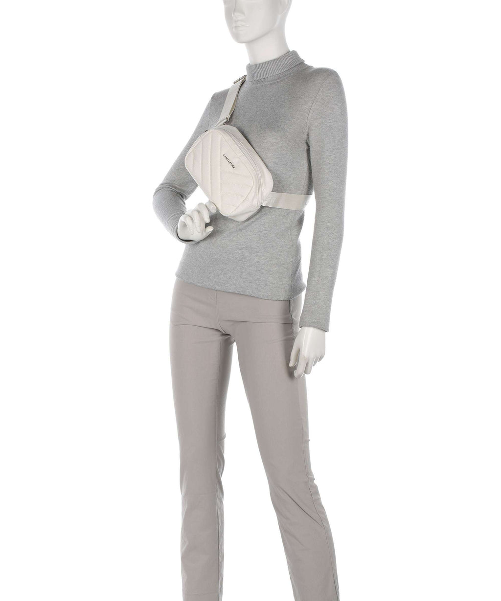 Lancaster Canvas Matelassé Fanny pack ecru