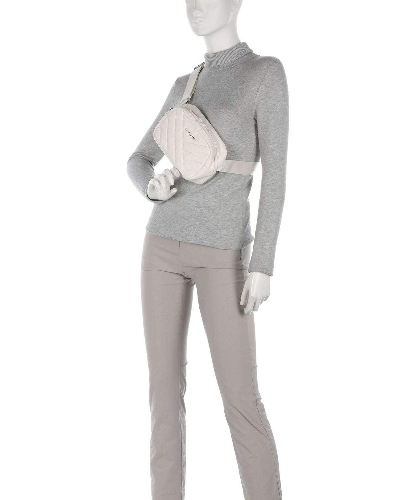 Lancaster Canvas Matelassé Fanny pack ecru