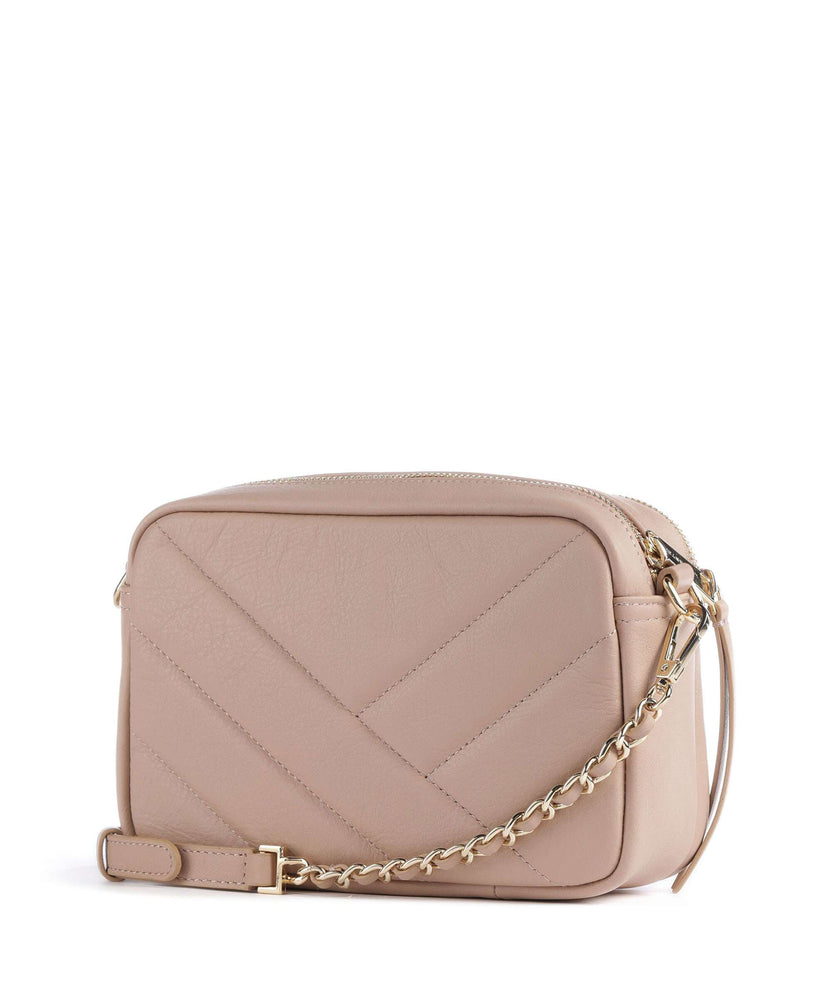 Lancaster Soft Matelassé Crossbody bag nuderose