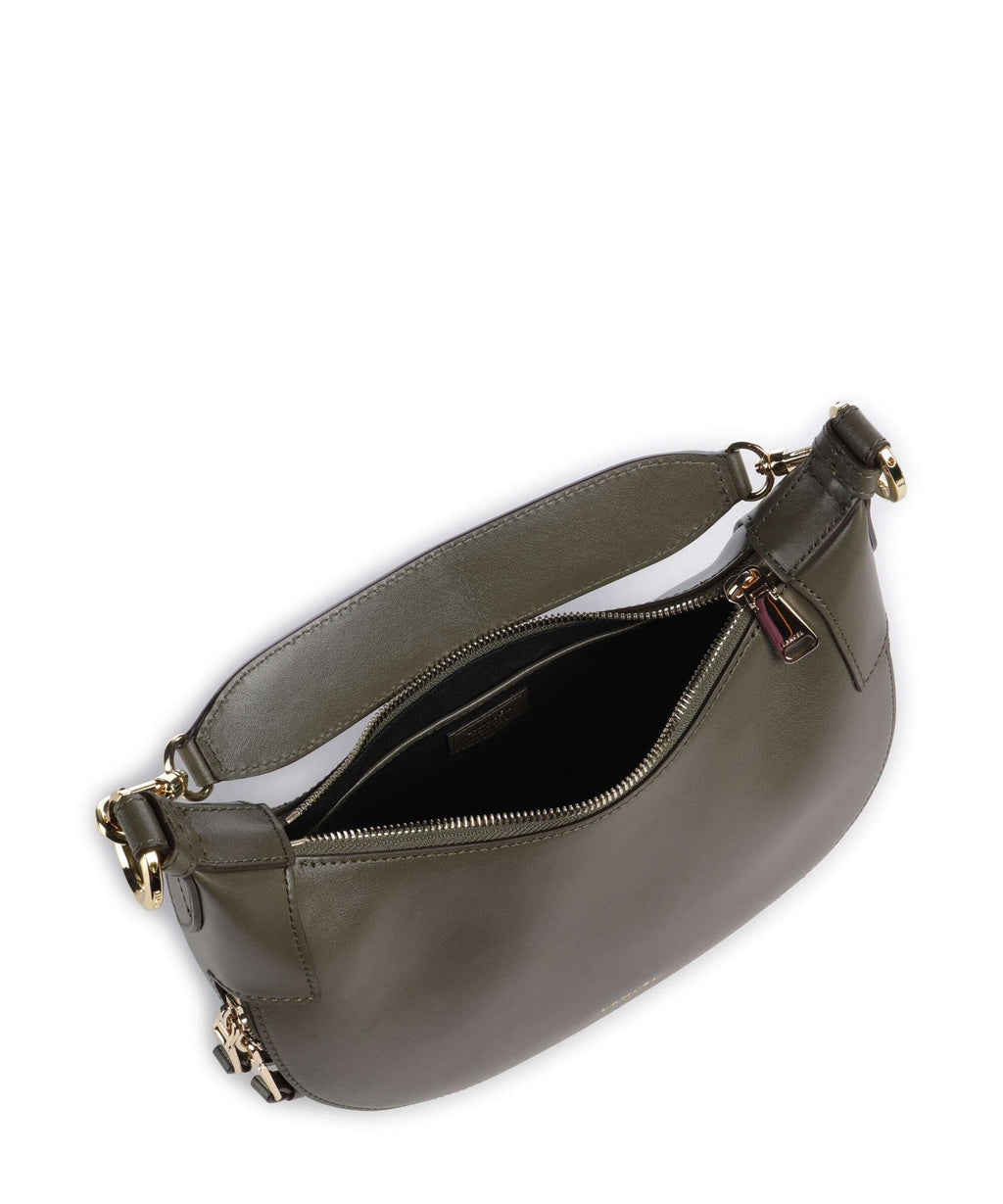 Lancel Origami S Hobo bag dark khaki