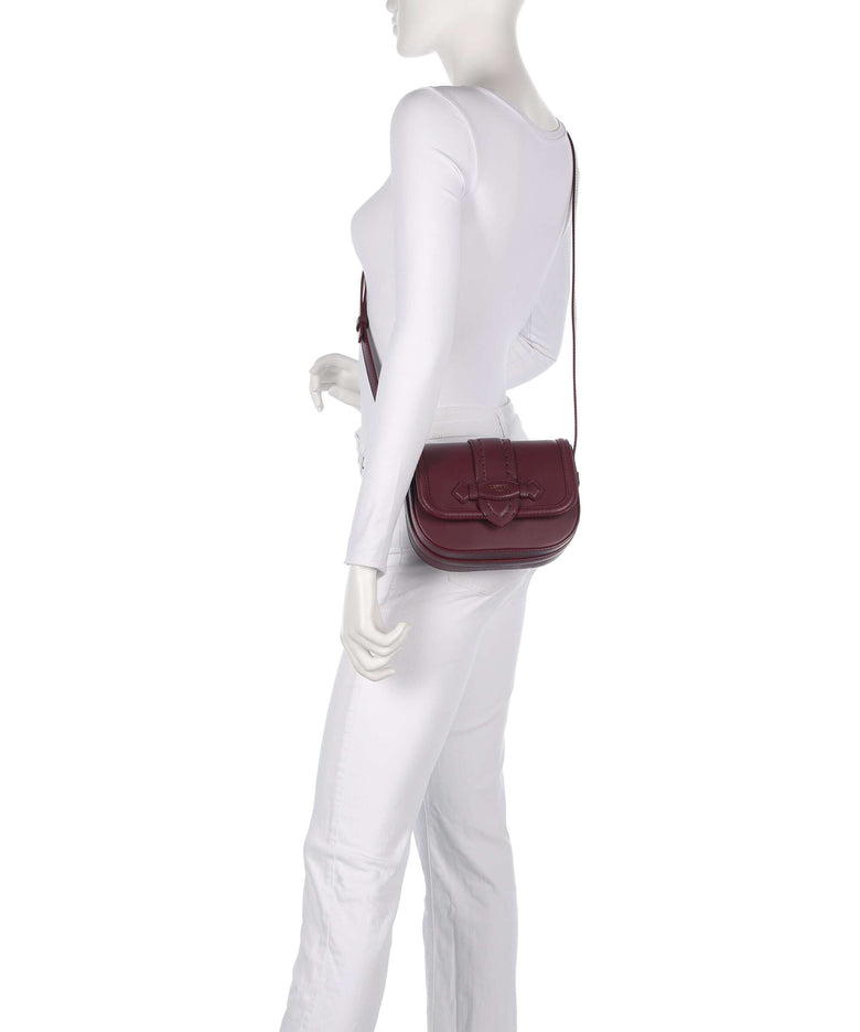 Lancel Sienna S Crossbody bag cassis