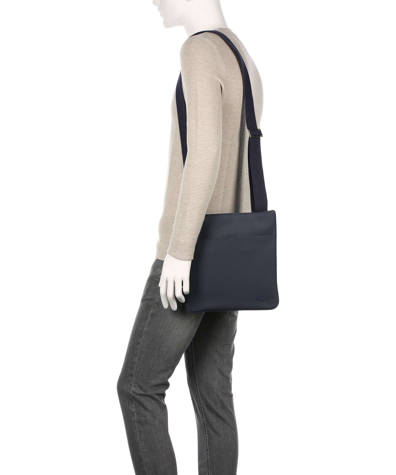 Lacoste Mens Classic Crossbody bag marine