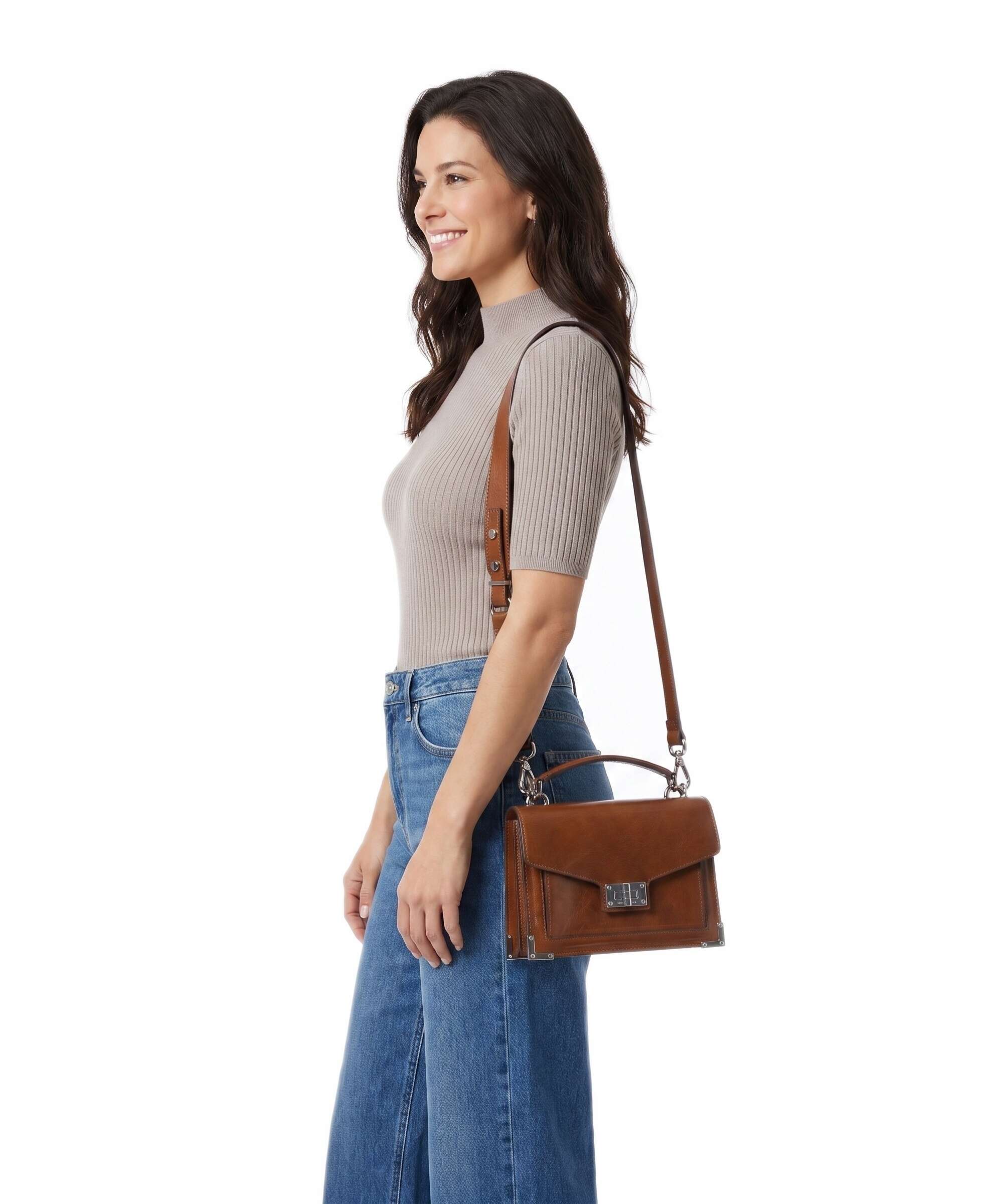 The Kooples Emily Crossbody bag brown