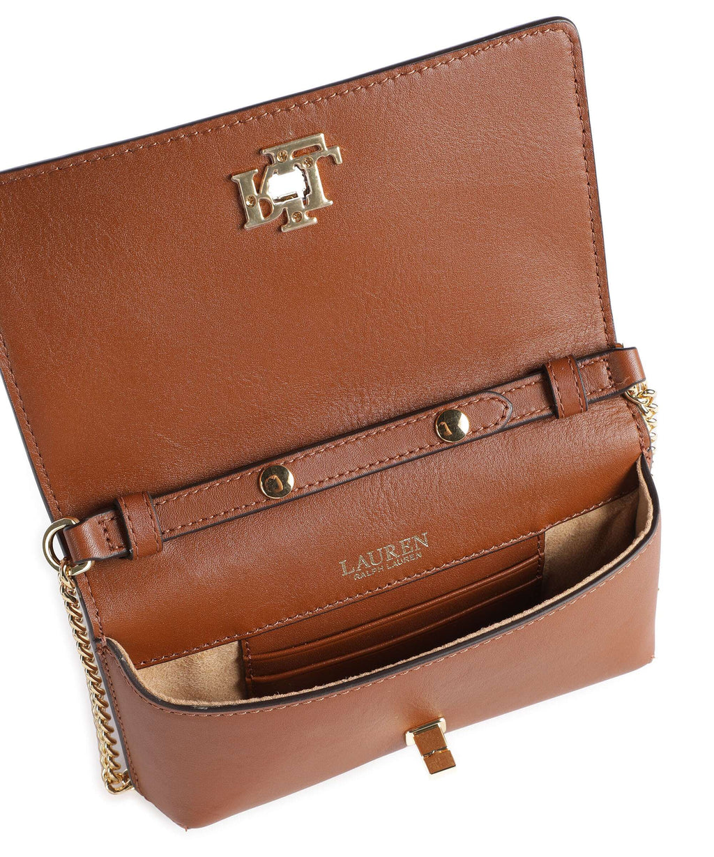 Lauren Ralph Lauren Turn-Lock Crossbody bag tan
