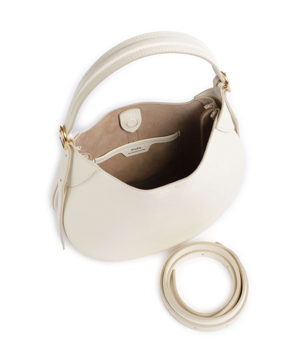 Polo Ralph Lauren ID Collection Small Hobo bag ivory