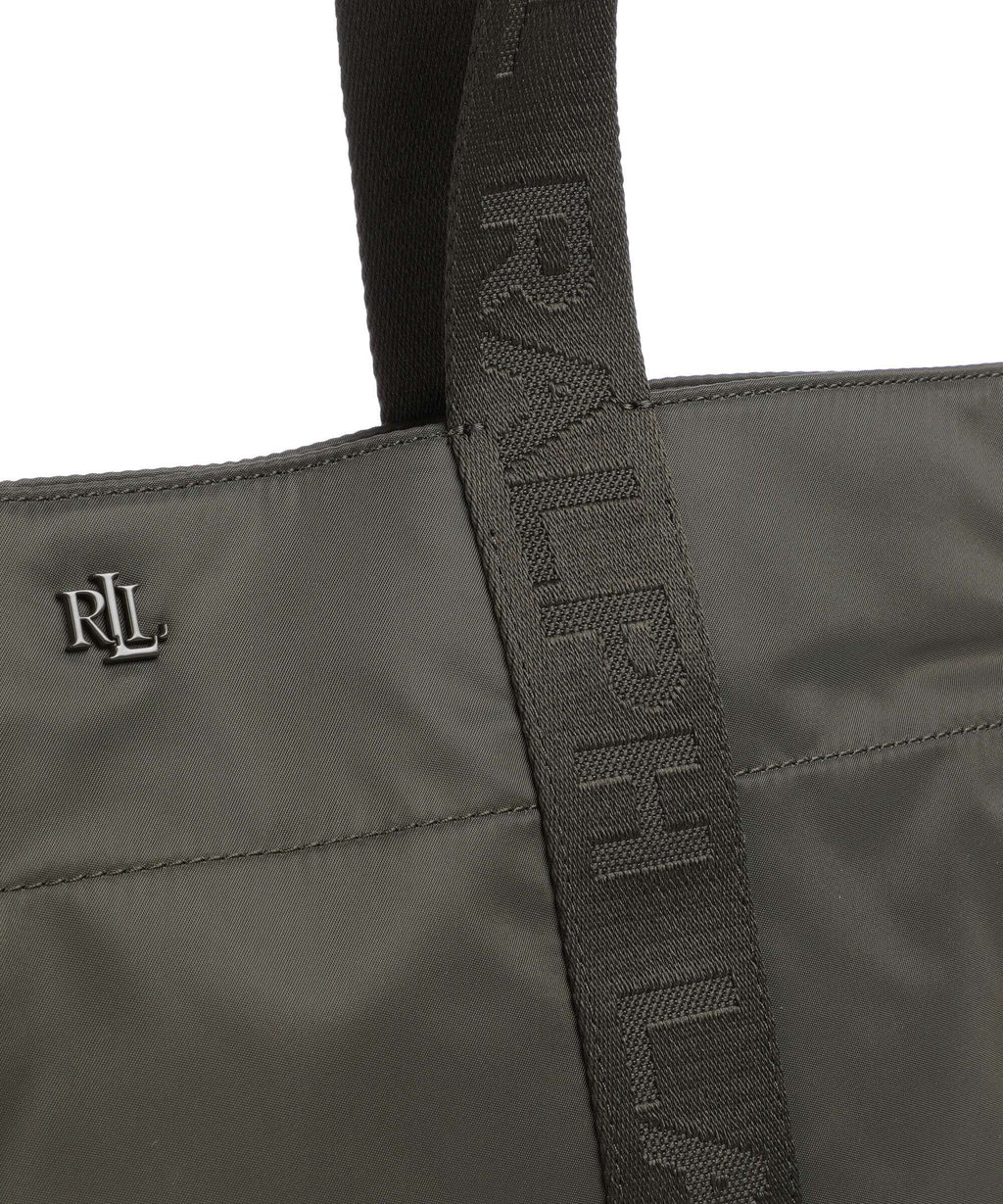Lauren Ralph Lauren Stevie Large Tote bag dark olive