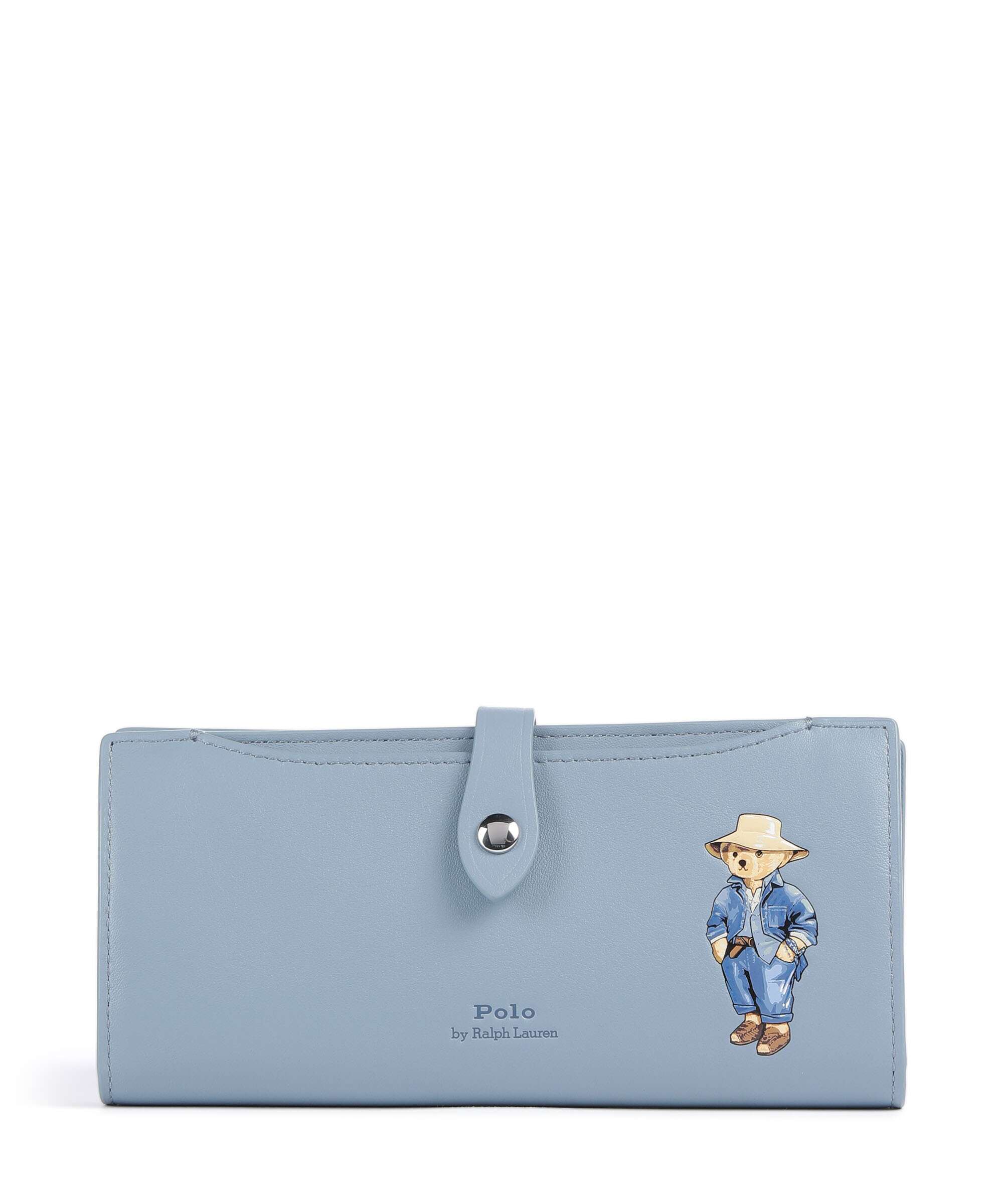 Polo Ralph Lauren Bear Traveller Wallet faded denim