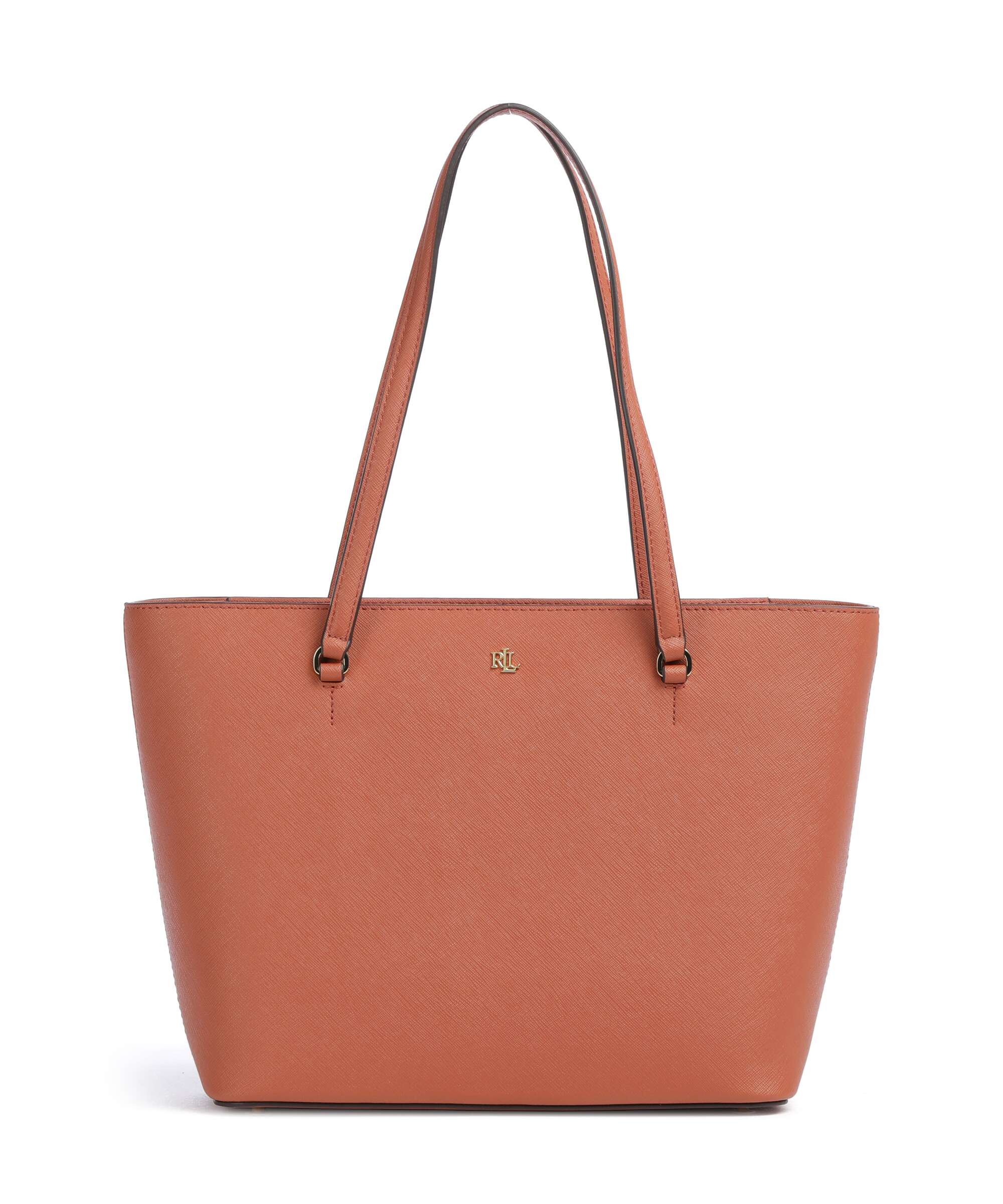 Lauren Ralph Lauren Karly Medium Tote bag red terracotta