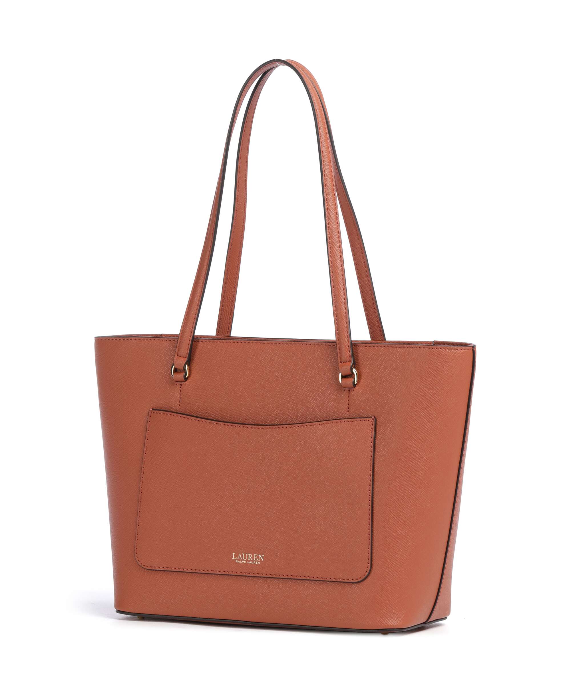 Lauren Ralph Lauren Karly Medium Tote bag red terracotta