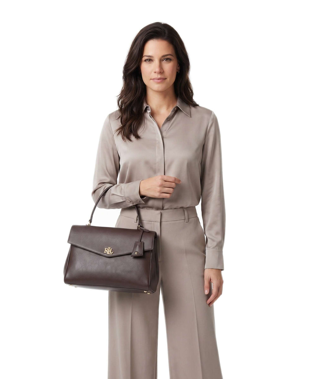Lauren Ralph Lauren Farrah Medium Handbag chestnut brown