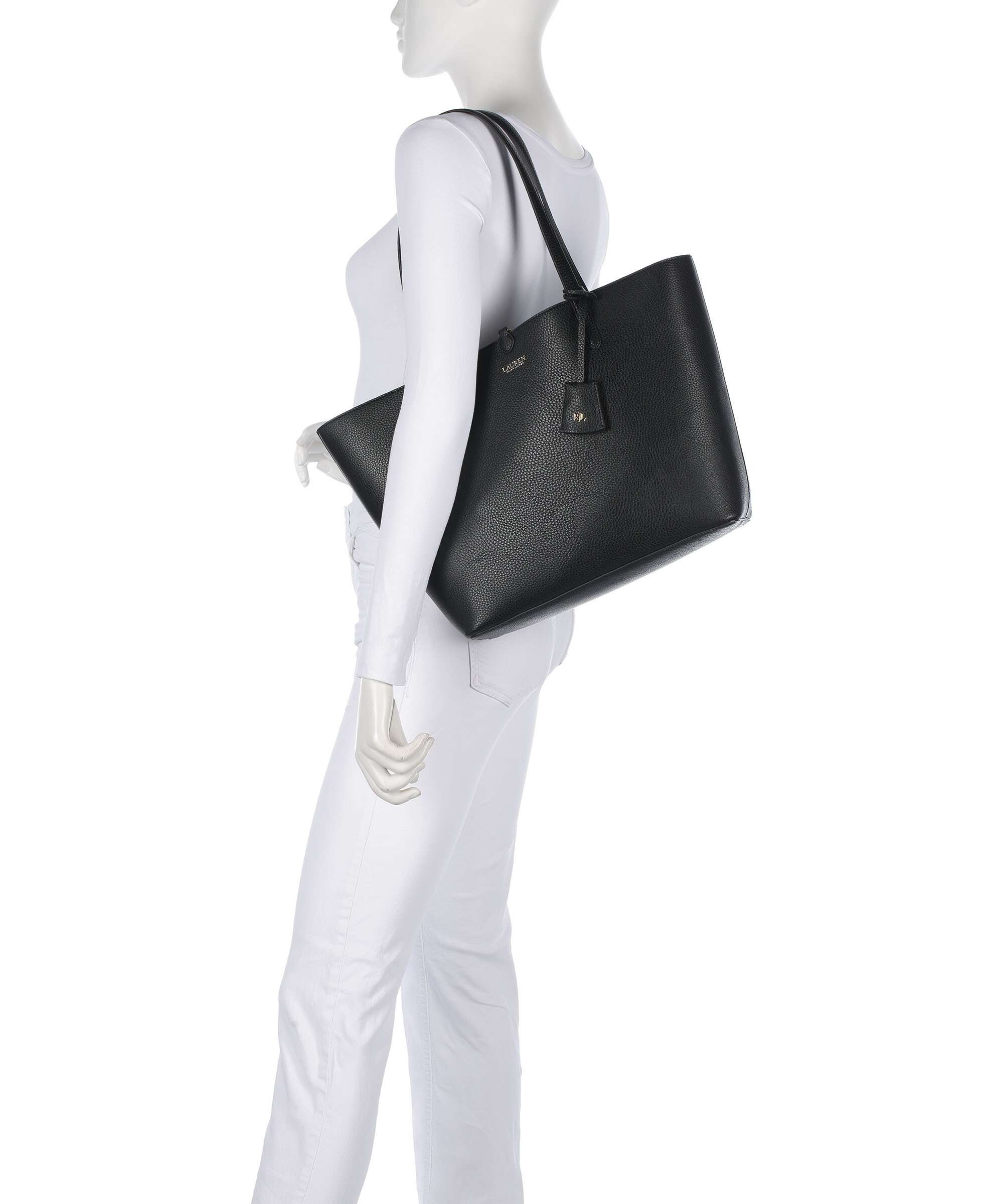 Lauren Ralph Lauren Medium Tote bag stratford links print/black