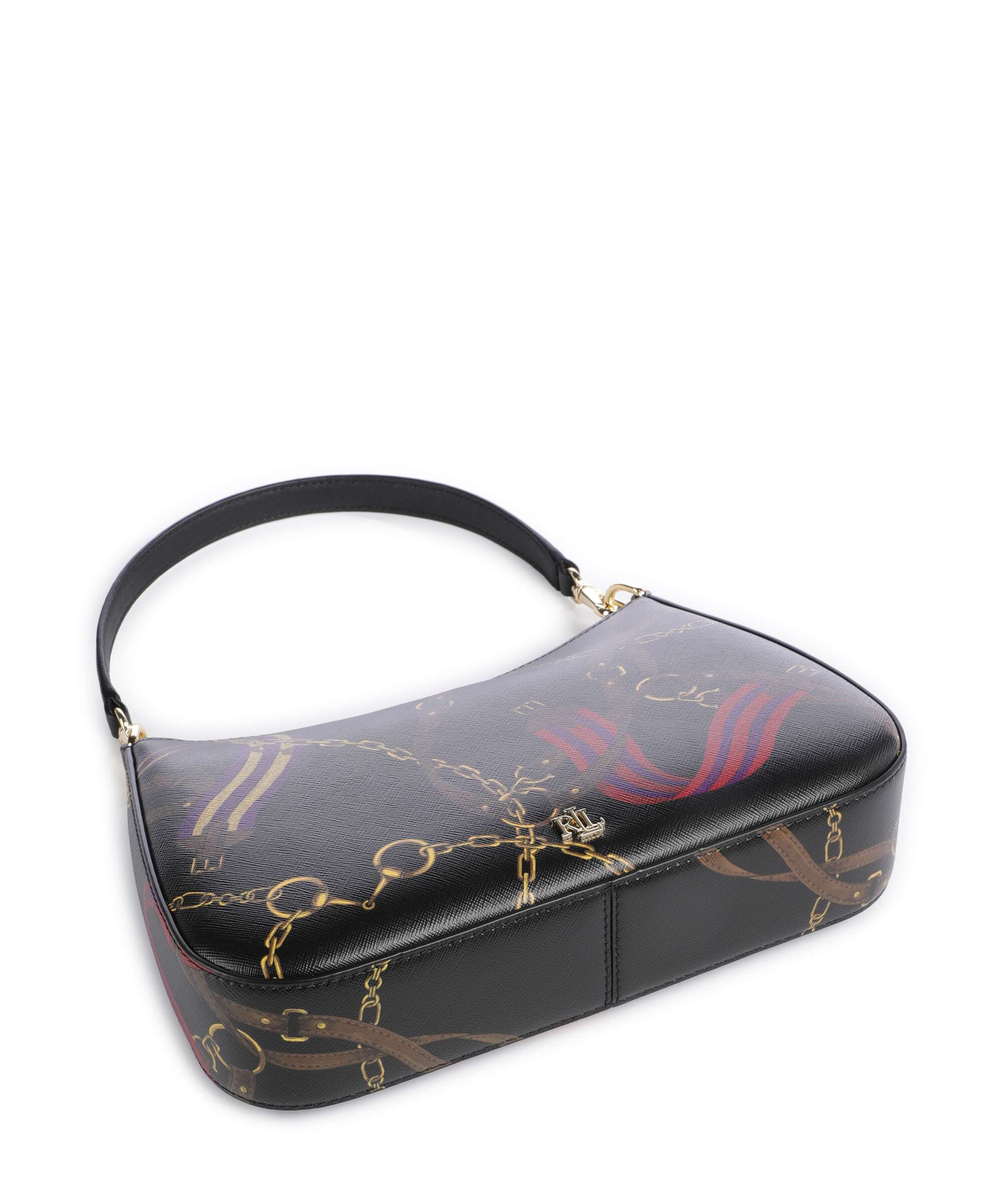 Lauren Ralph Lauren Danni 26 Shoulder bag holiday equestrian belting/black