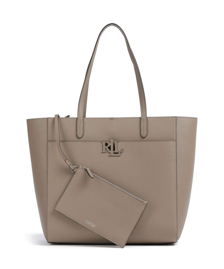 Lauren Ralph Lauren Cameryn Large Tote bag taupe brown