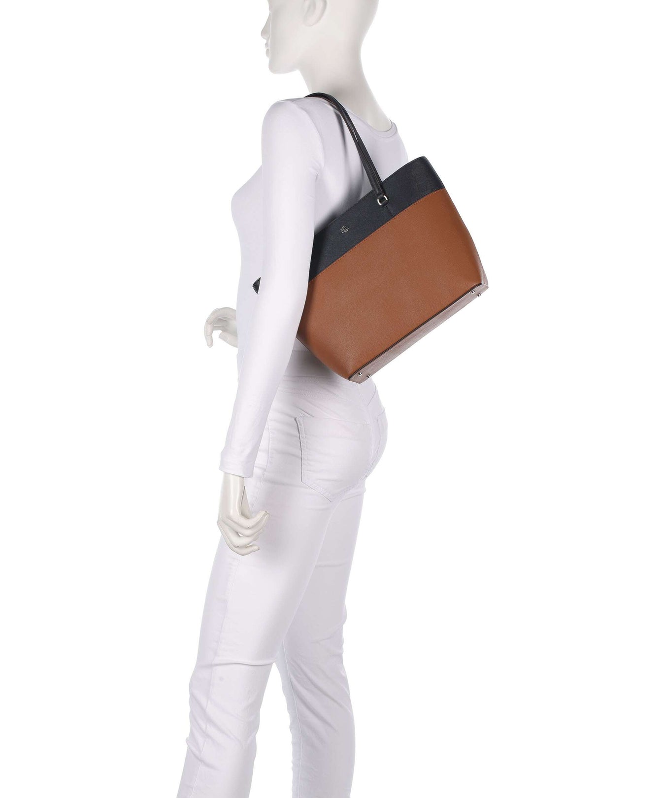 Lauren Ralph Lauren Karly Medium Tote bag lauren tan/lauren navy