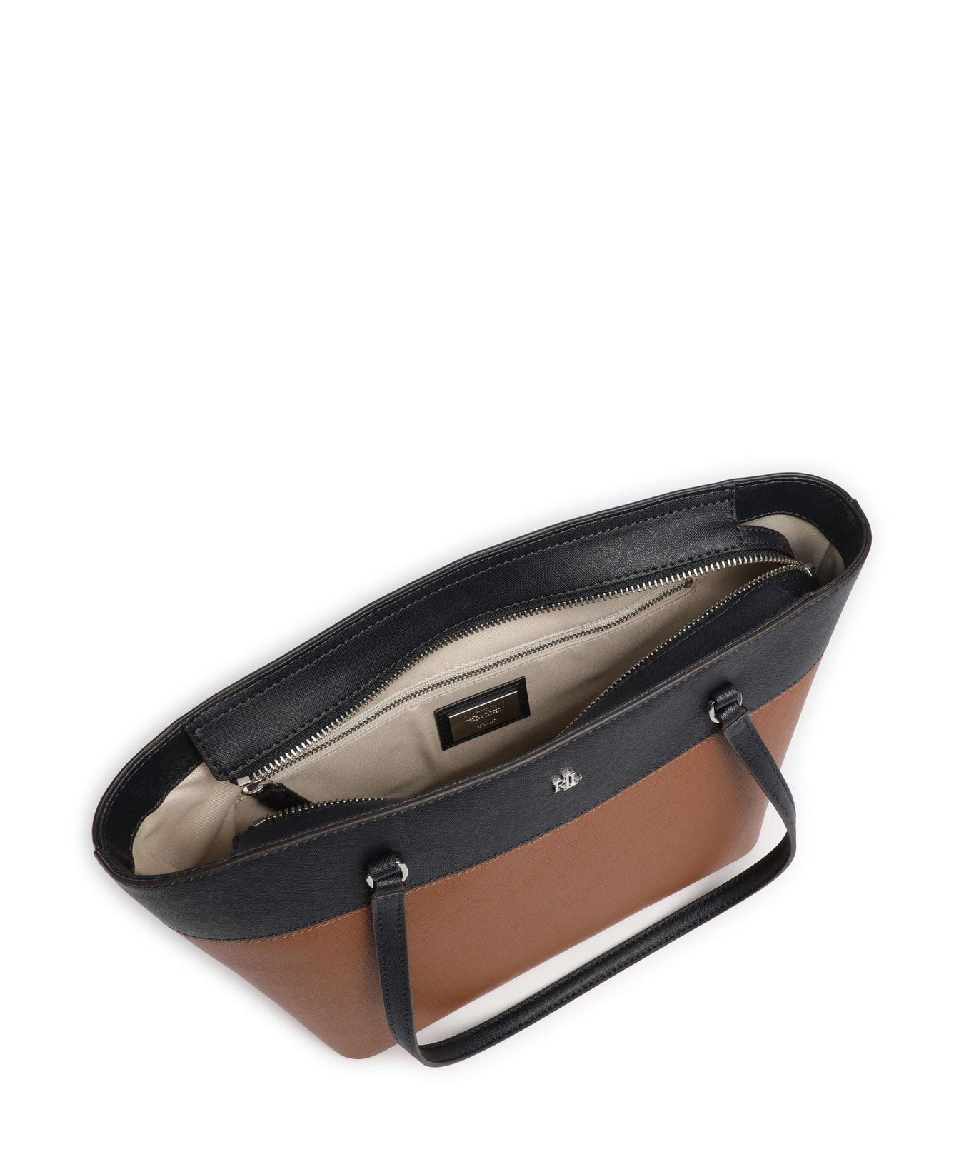 Lauren Ralph Lauren Karly Medium Tote bag lauren tan/lauren navy