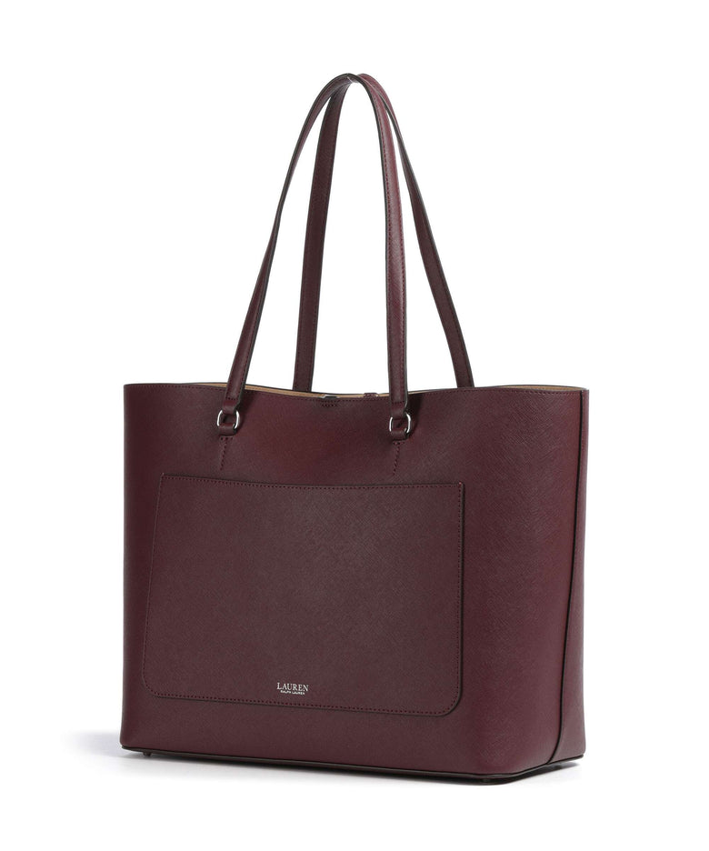 Lauren Ralph Lauren Karly Large Tote bag dark garnet
