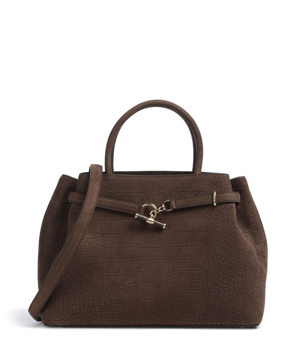 Lauren Ralph Lauren Blaike Large Handbag chestnut brown