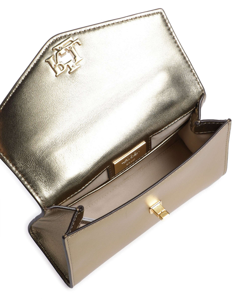 Lauren Ralph Lauren Farrah Small Handbag antique gold