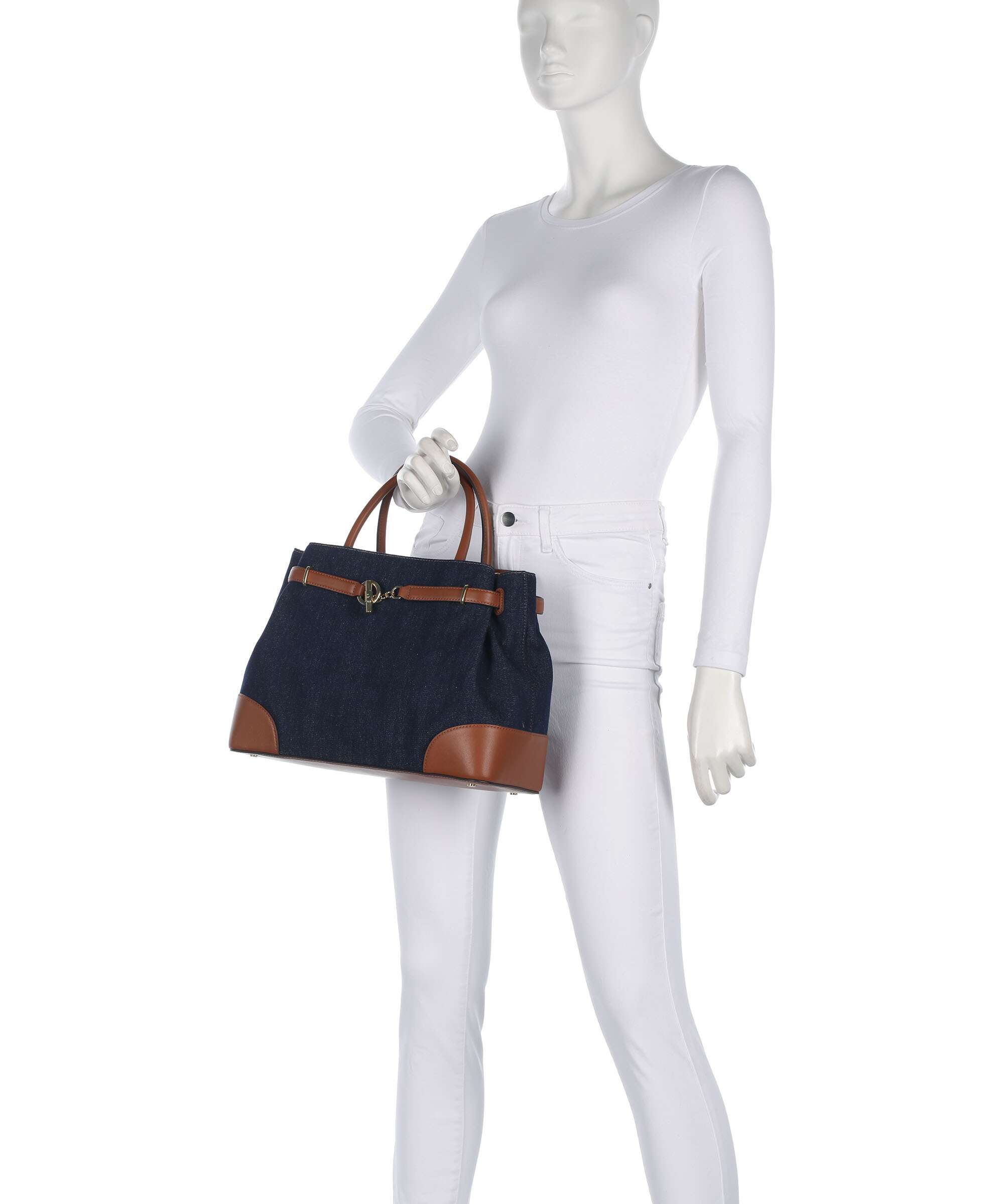 Lauren Ralph Lauren Blke Large Handbag vayra wash/lauren tan