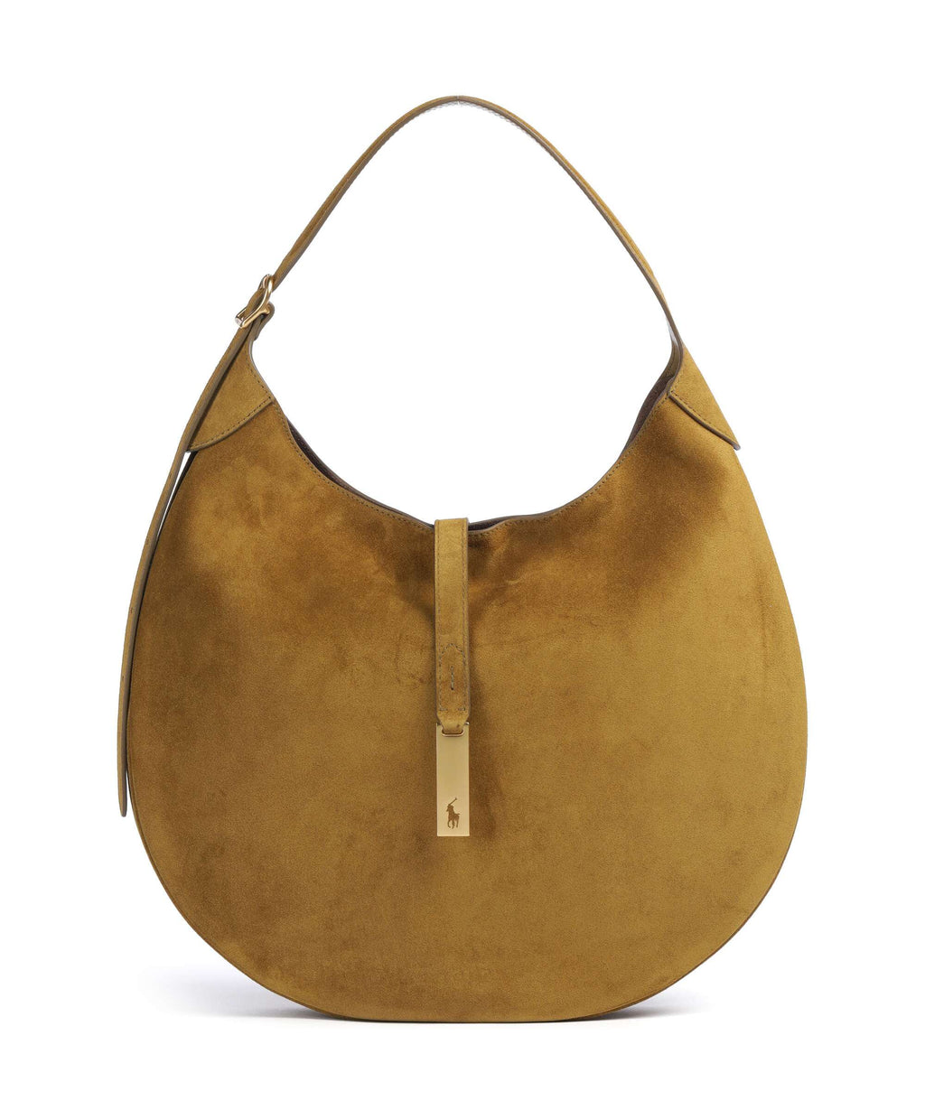 Polo Ralph Lauren ID Collection Medium Hobo bag artichoke