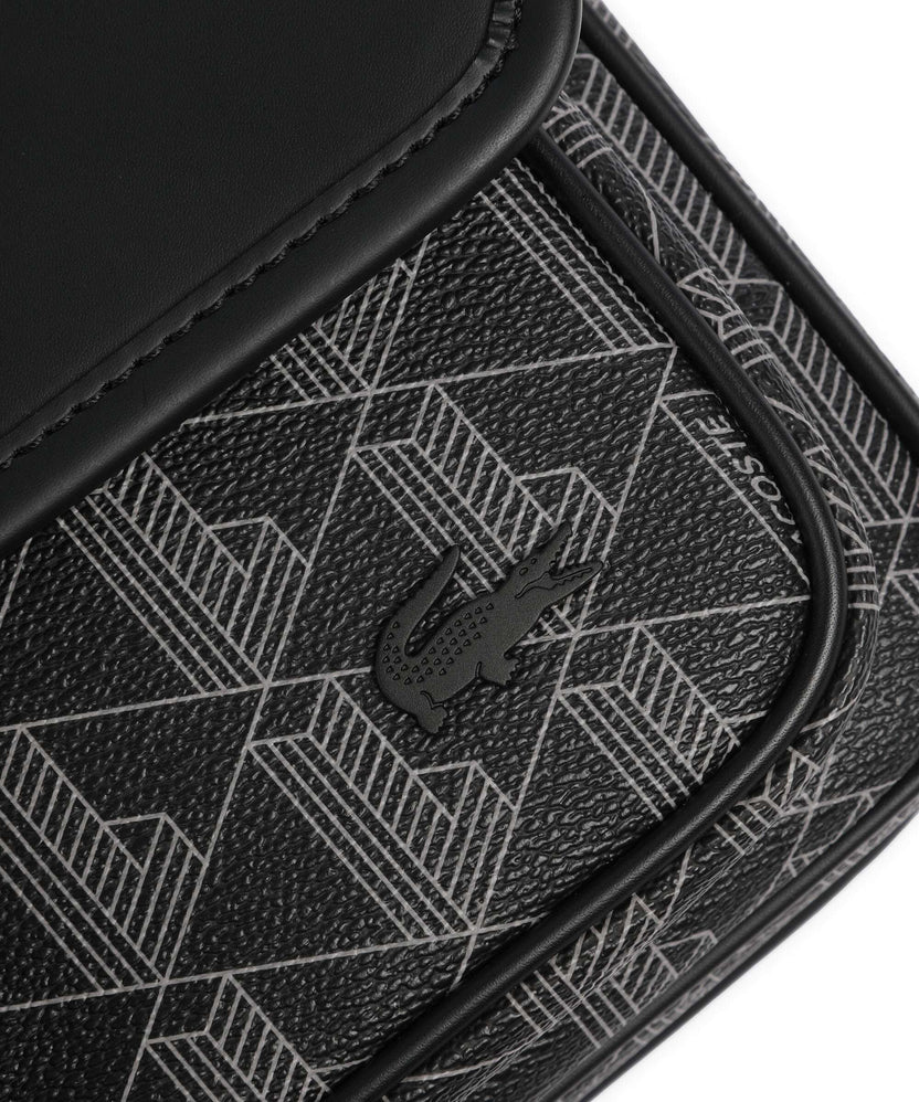 Lacoste The Blend Messenger bag monogram noir/gris