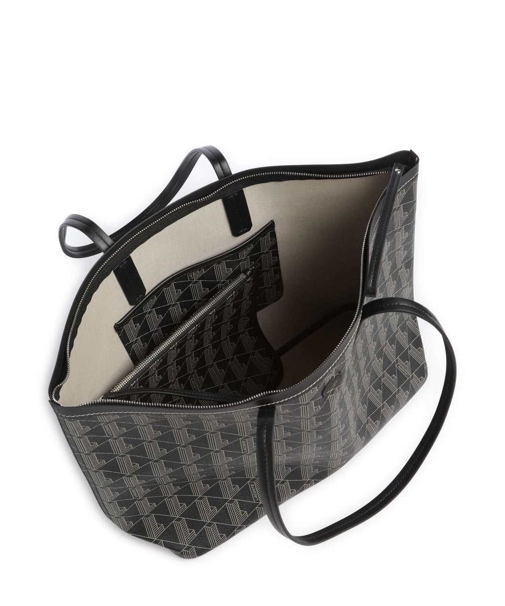 Lacoste Zely Tote bag mono noir/beige