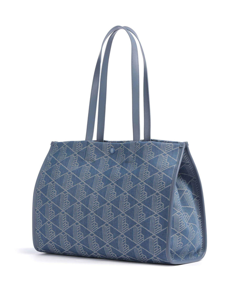 Lacoste Heritage Jacquard Tote bag denim