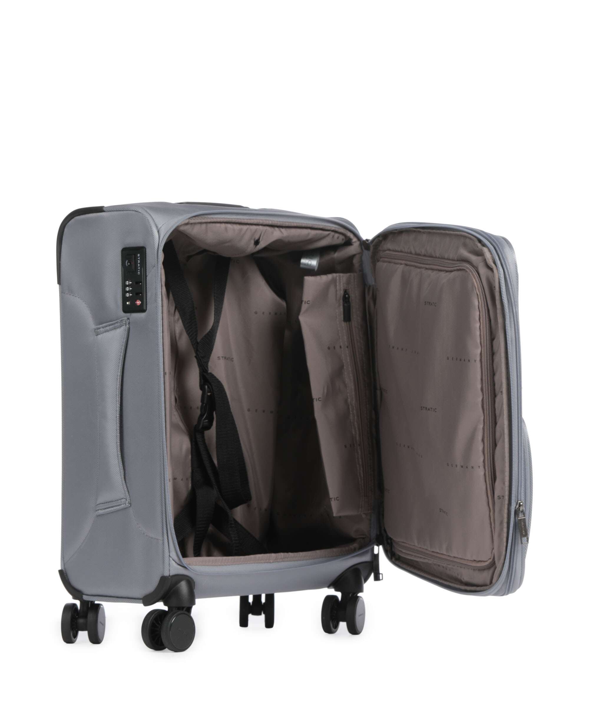 Stratic Bendigo Light Style Spinner (4 wheels) grey