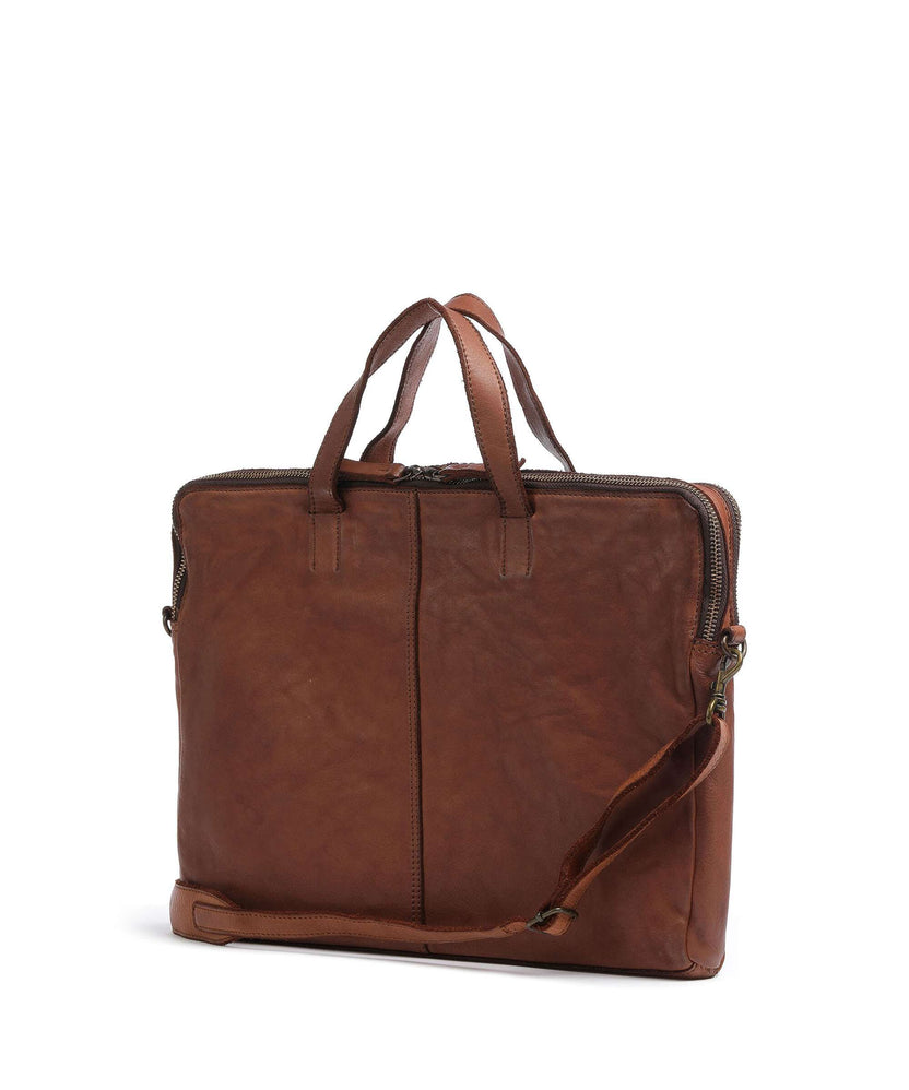 Harold's Submarine Briefcase cognac