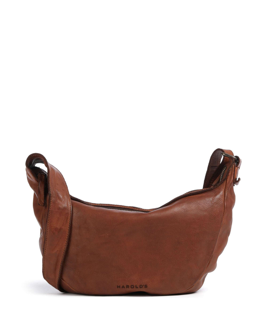 Harold's Submarine Hobo bag cognac