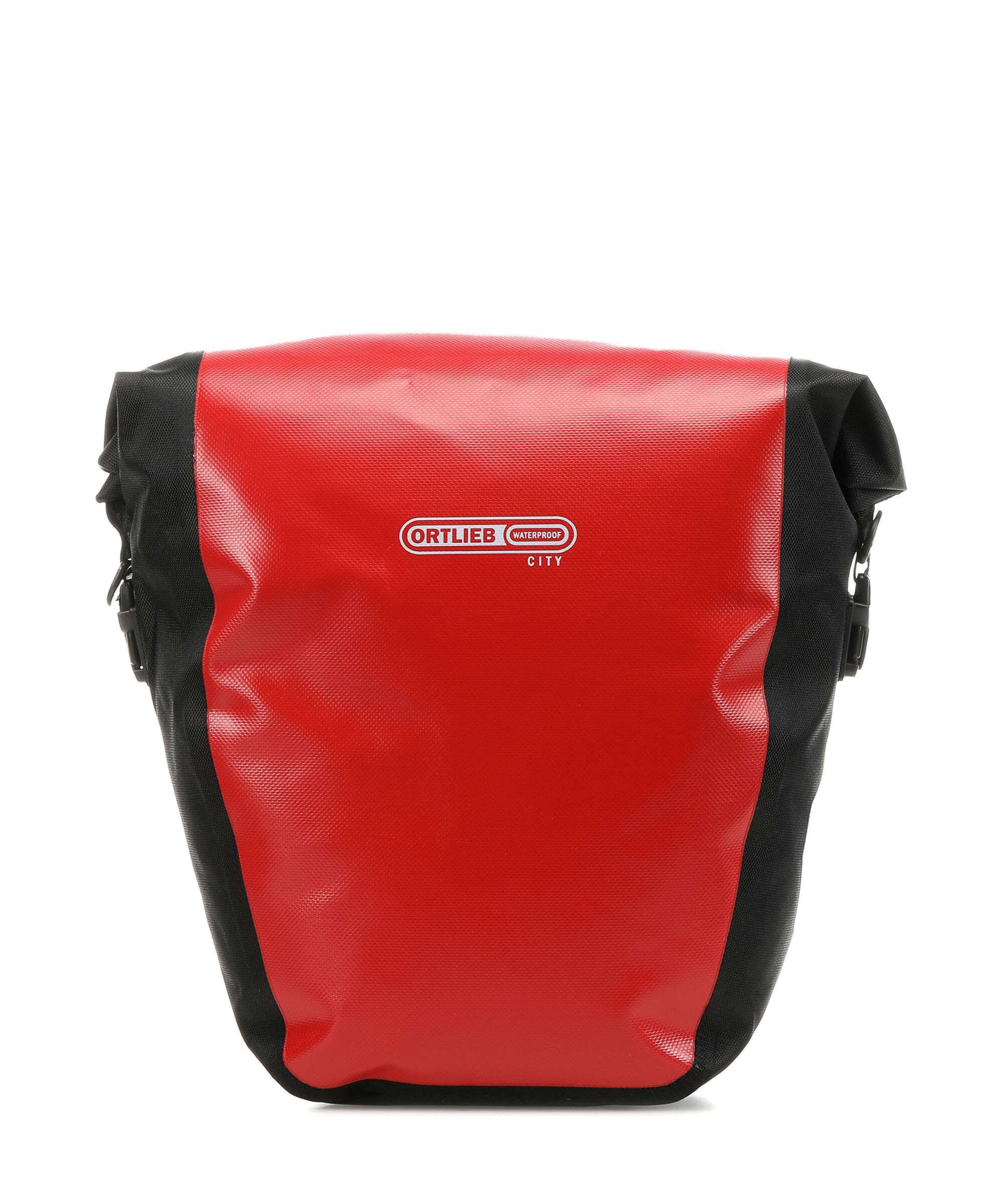 Ortlieb Back-Roller City QL1 Set Bike pannier red/black