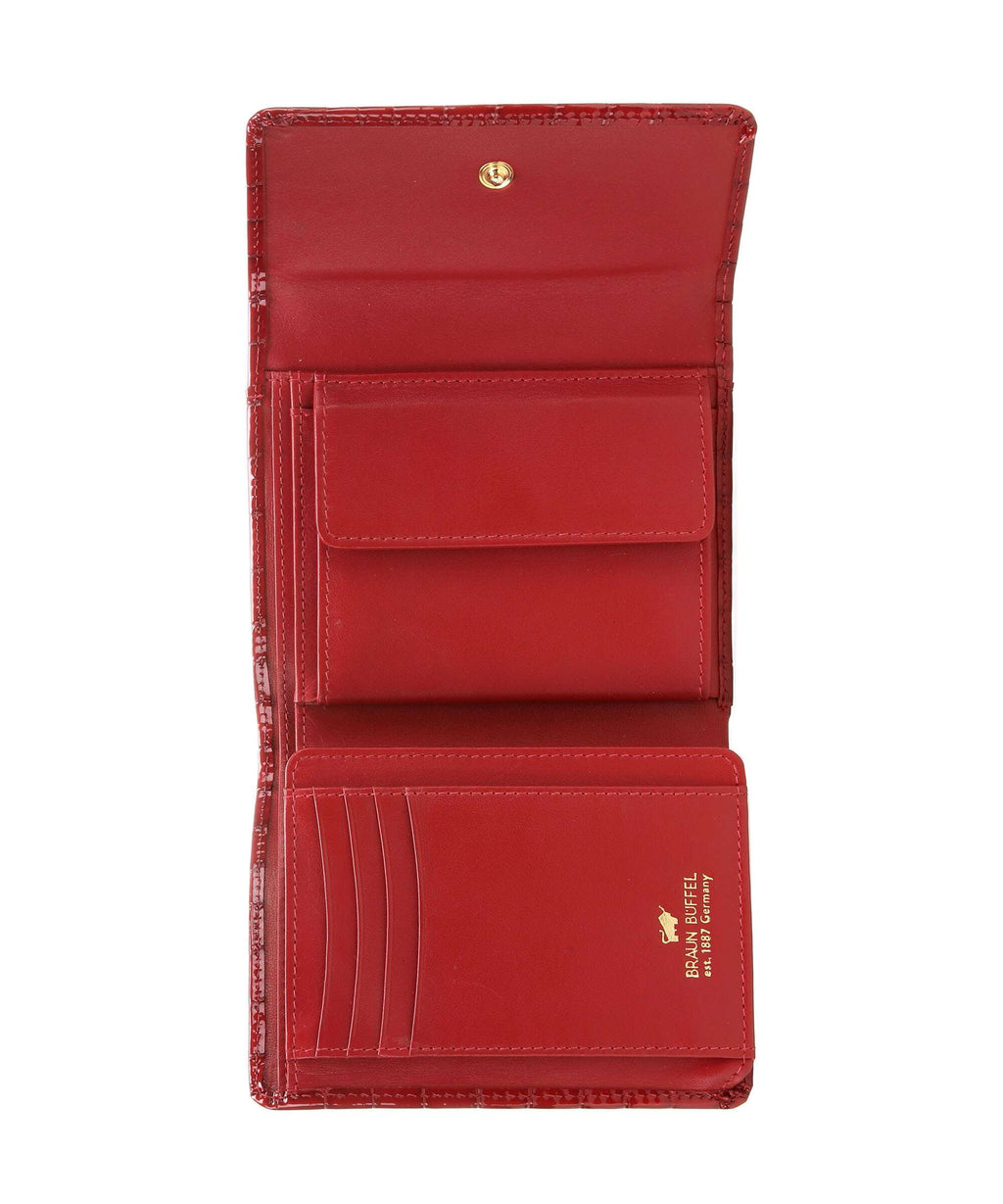 Braun Büffel Verona Wallet rot