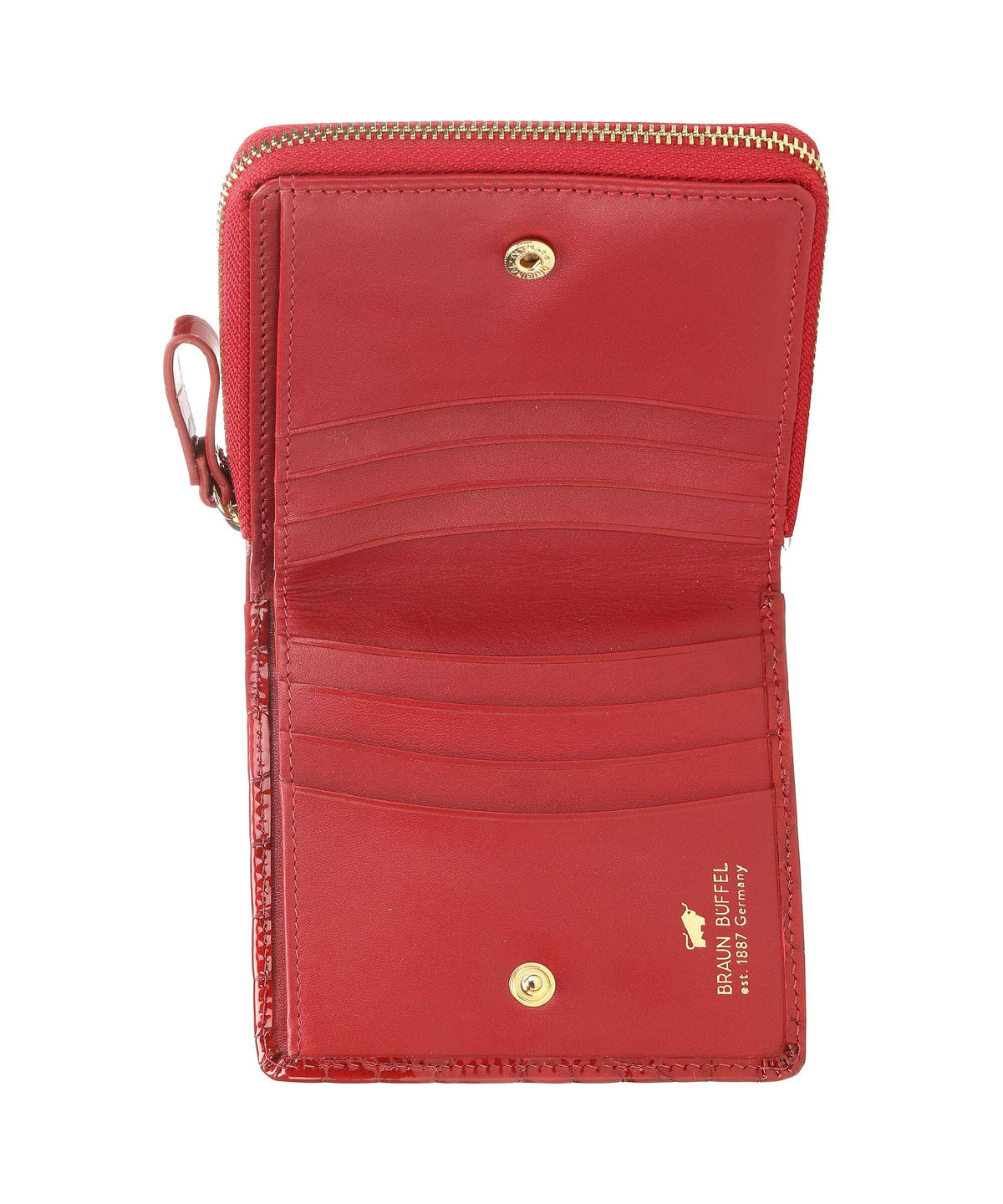 Braun Büffel Verona Wallet rot