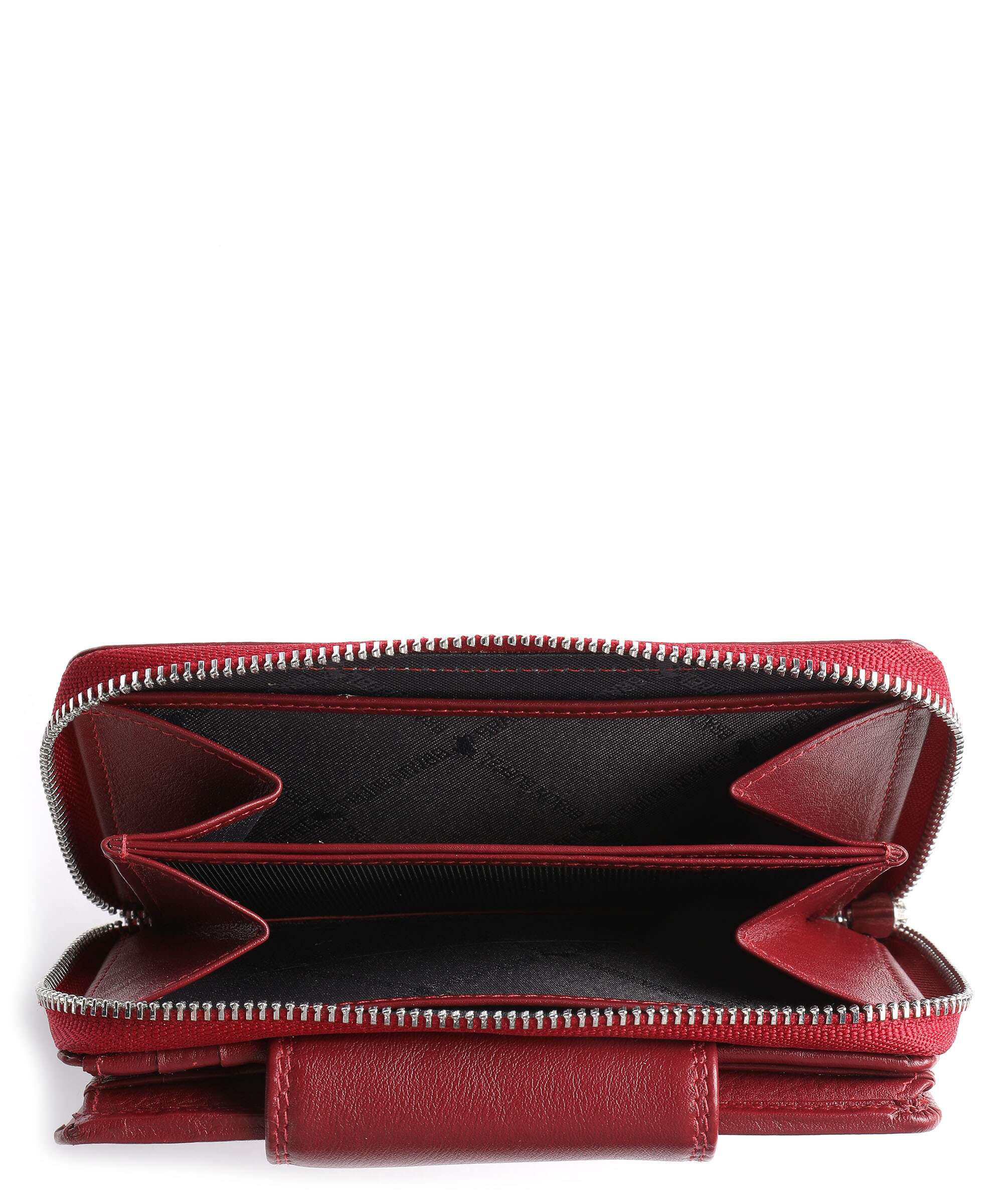Braun Büffel Golf Secure Wallet rot