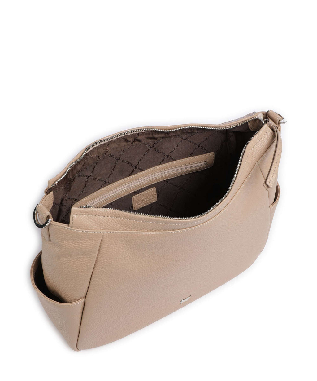Braun Büffel Hanna Hobo bag creme