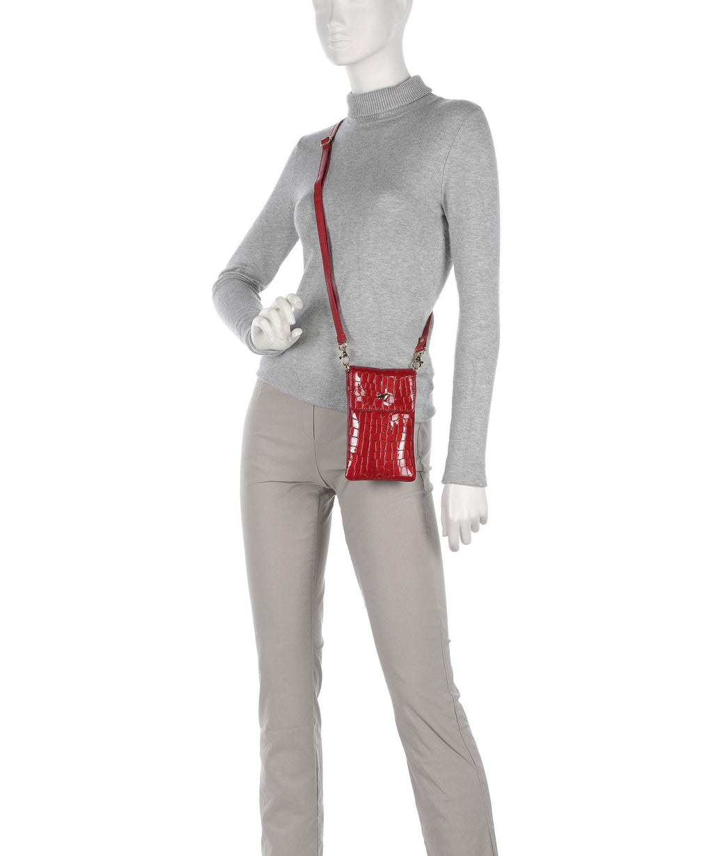 Braun Büffel Verona Phone bag rot