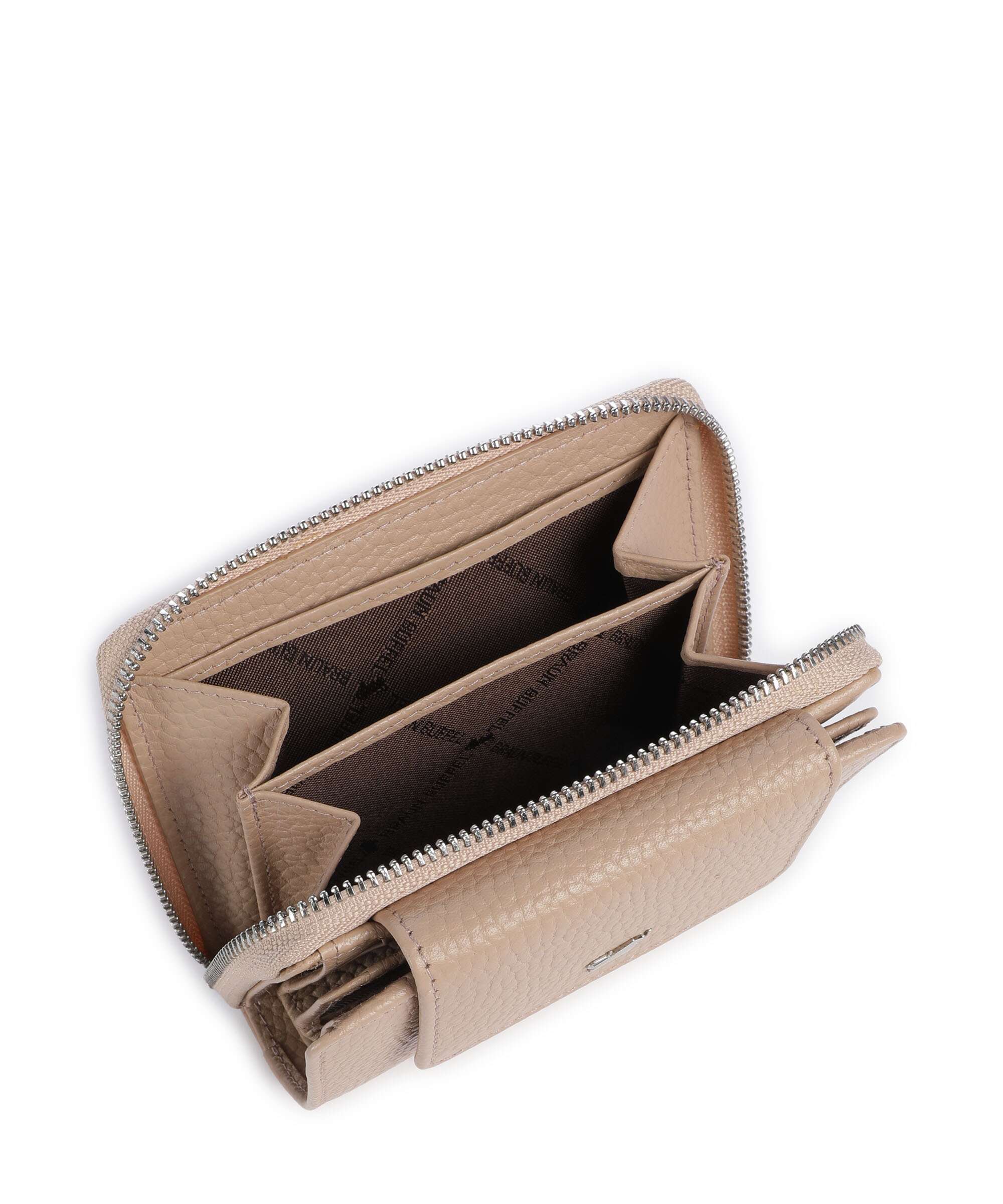 Braun Büffel Hanna M Wallet creme
