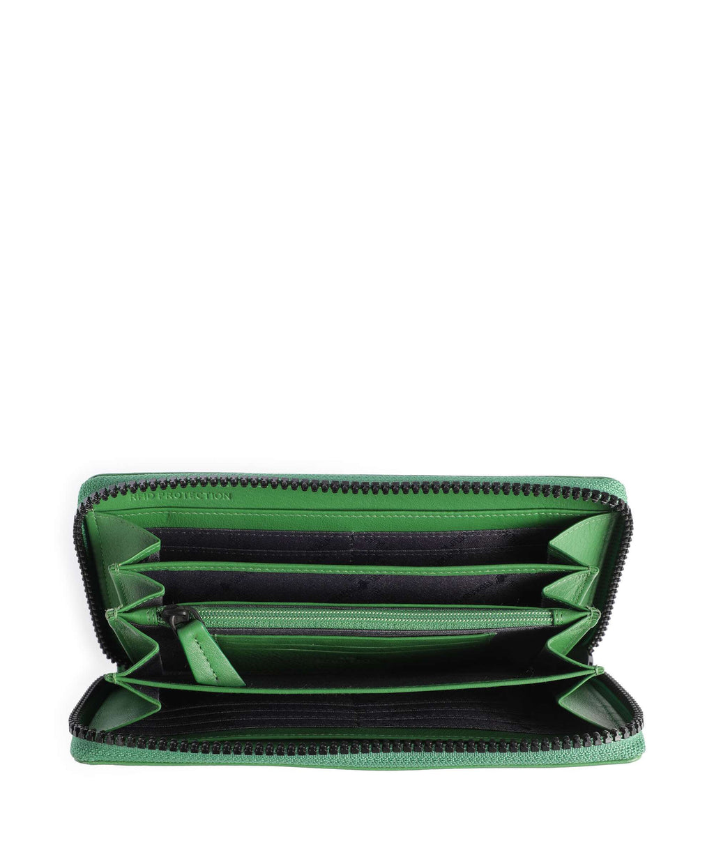 Braun Büffel Capri RFID Wallet grün