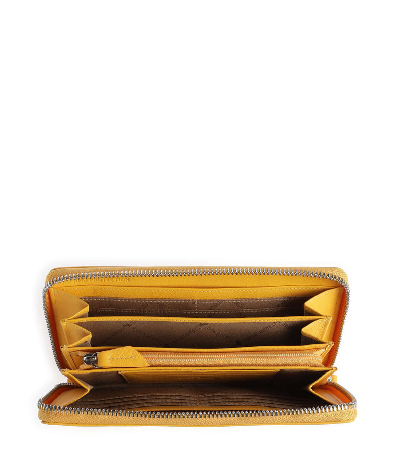 Braun Büffel Joy Wallet gelb