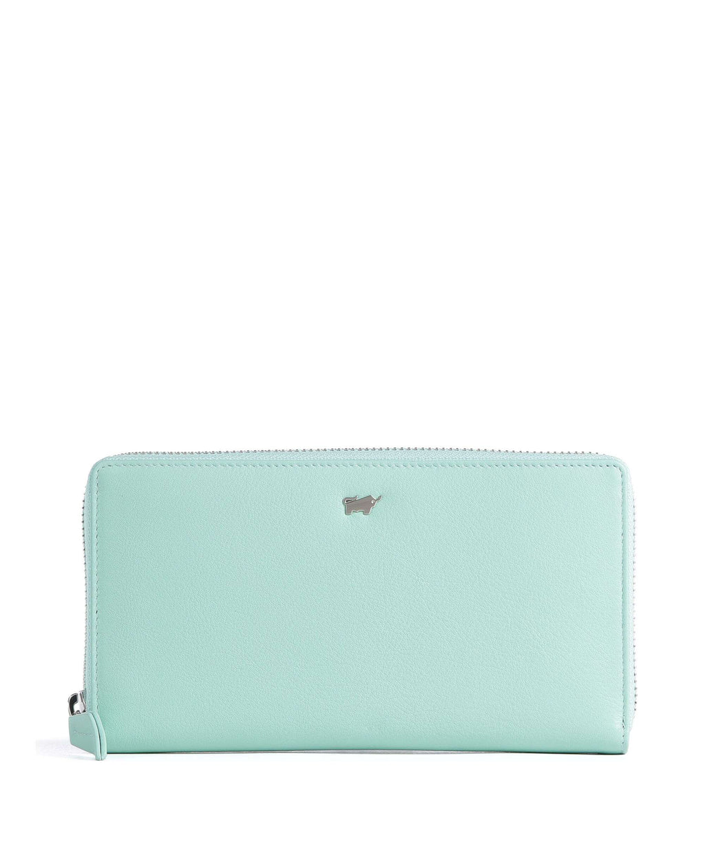 Braun Büffel Joy RFID Wallet aquamarin