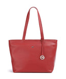 Braun Büffel Hanna Shopper red
