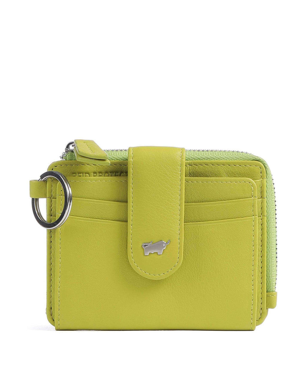 Braun Büffel Joy RFID Credit card holder lemongrass