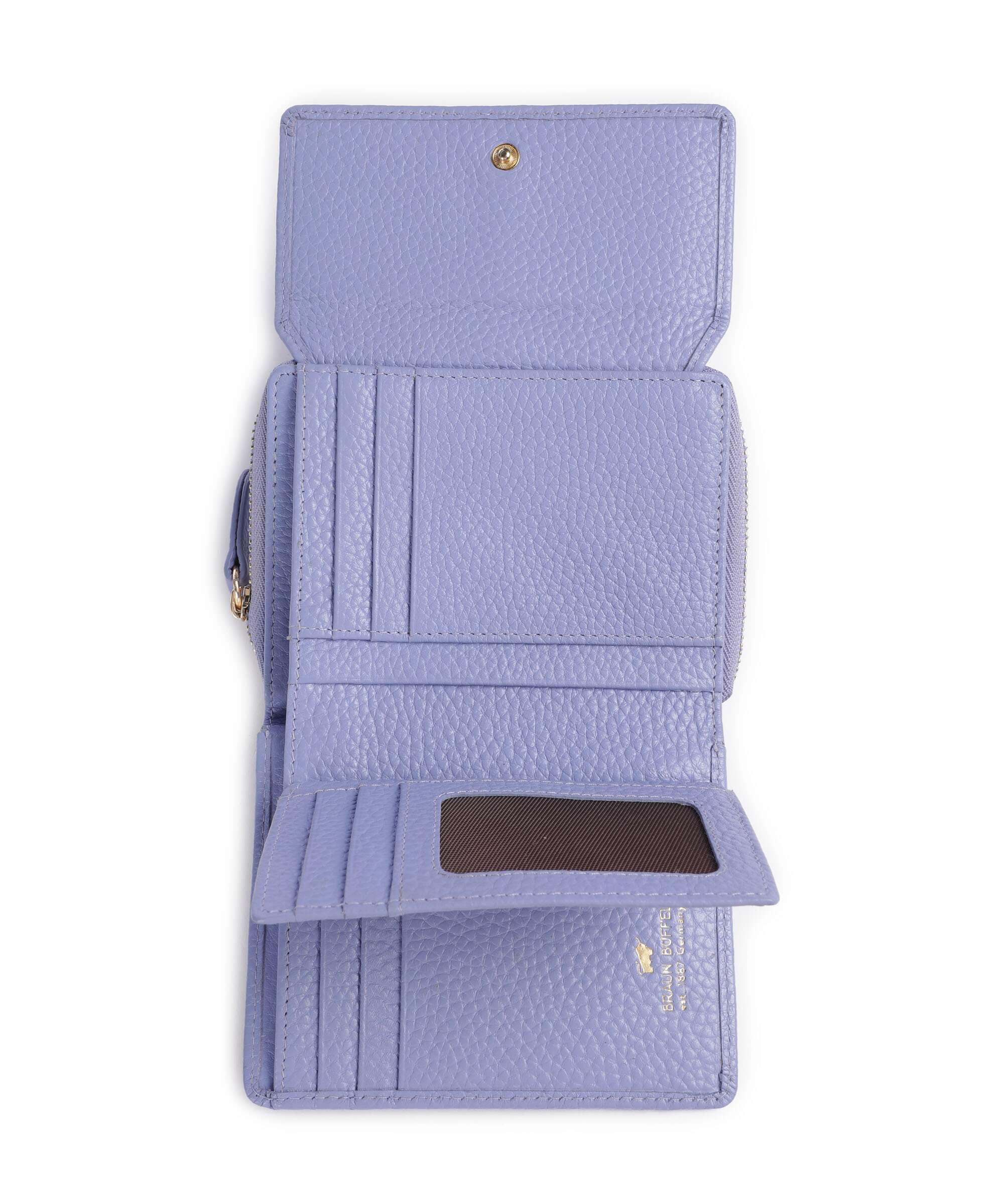 Braun Büffel Asti M Wallet lilac blue