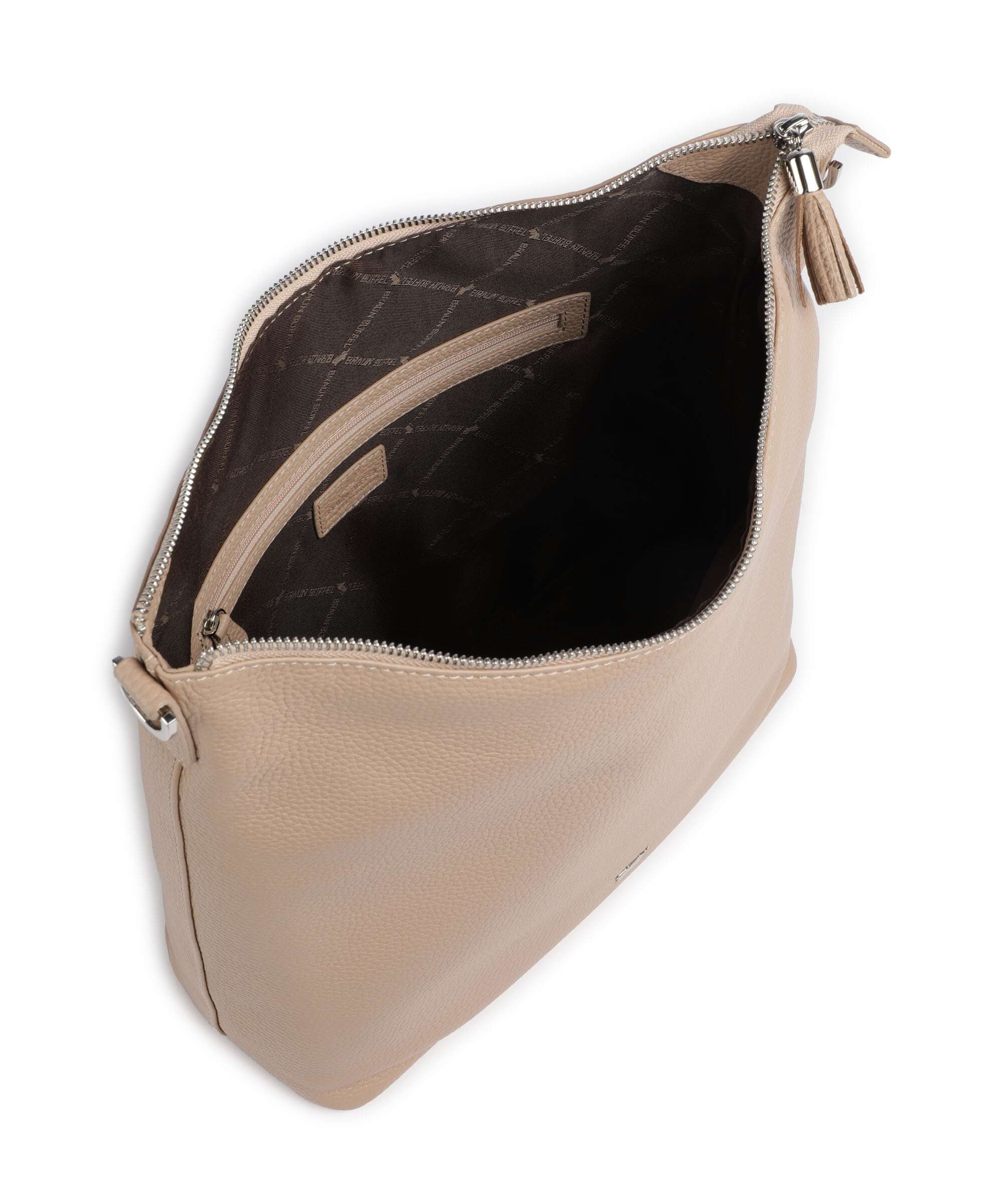 Braun Büffel Hanna M Hobo bag creme