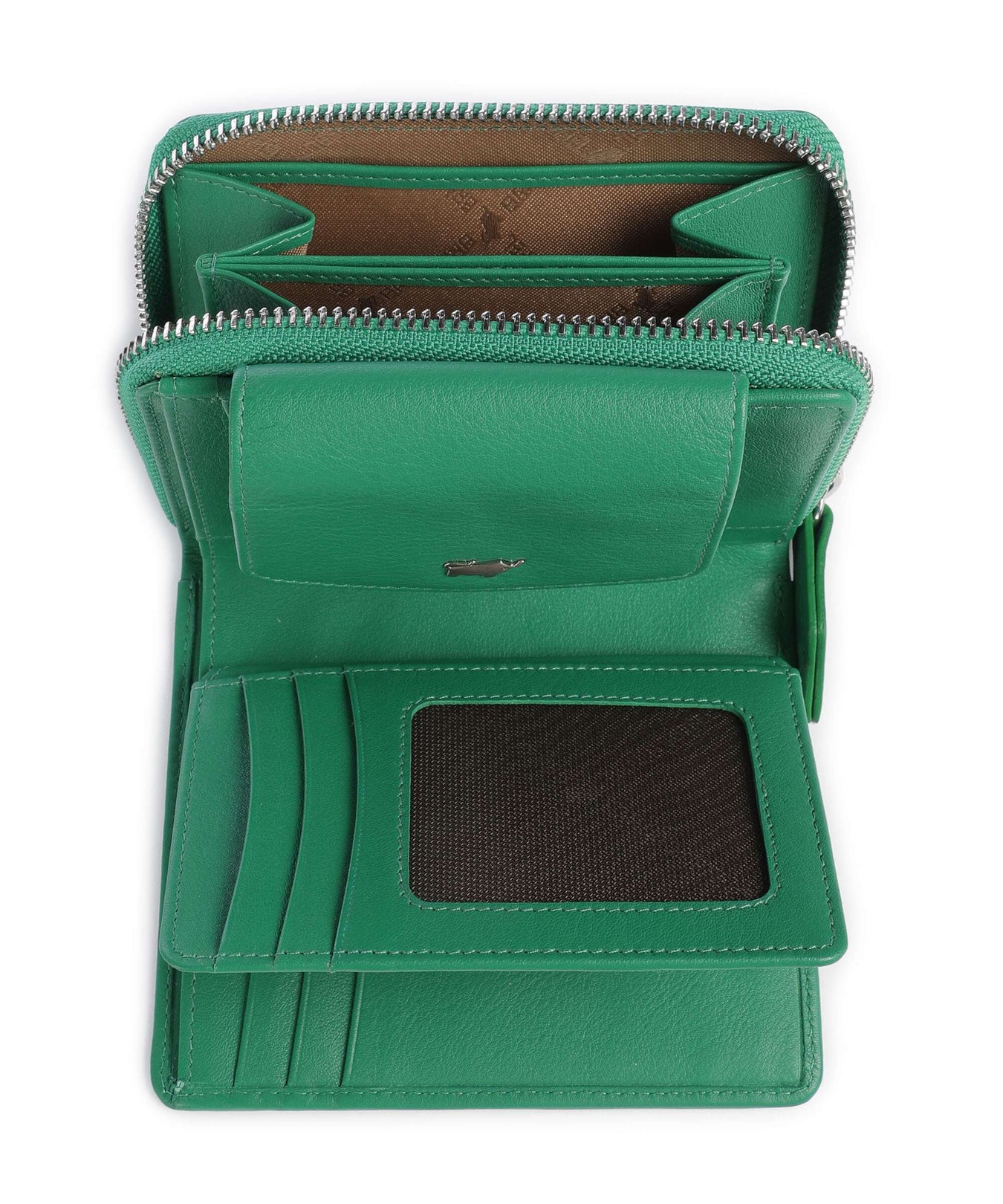 Braun Büffel Joy Wallet fern green