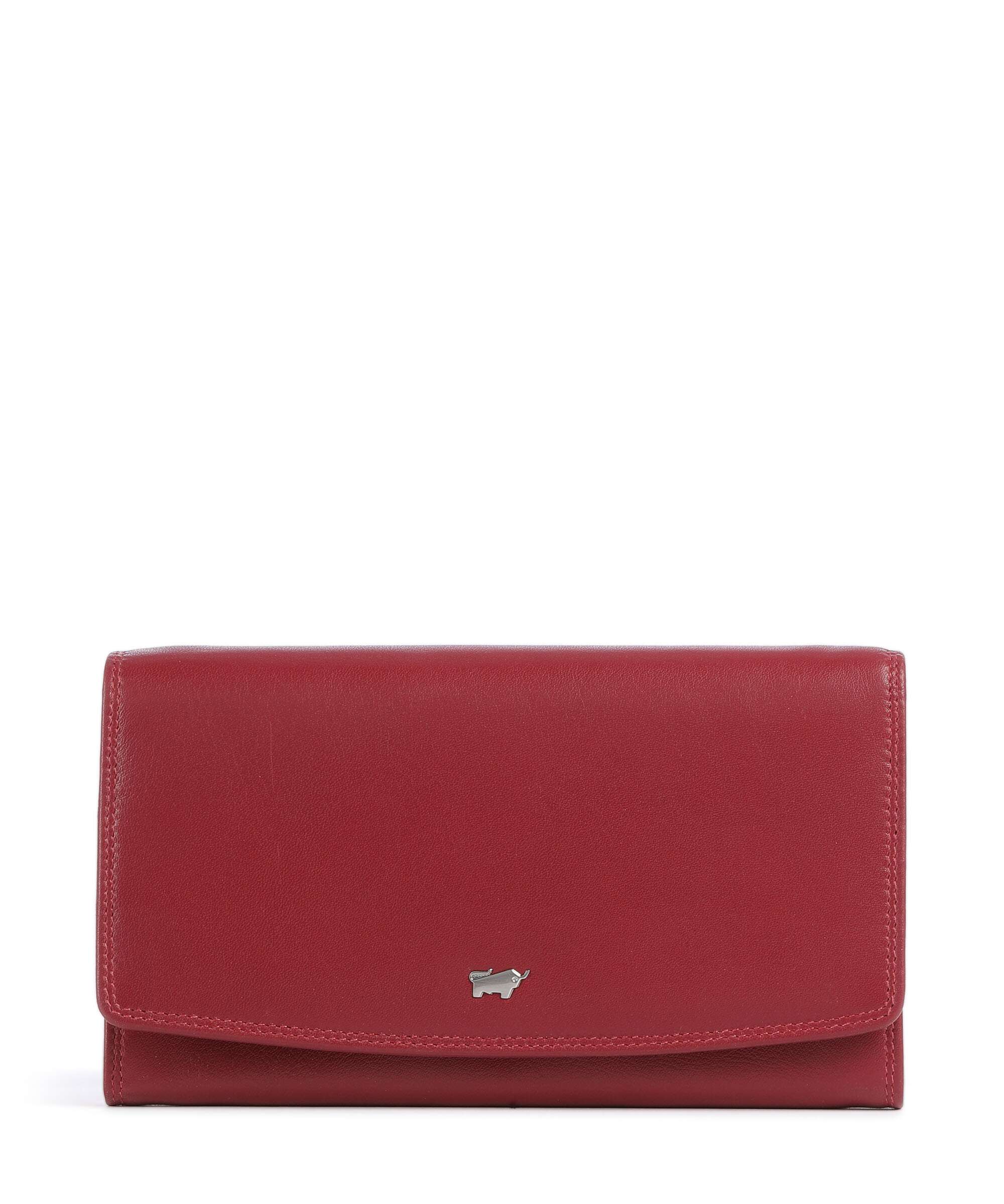 Braun Büffel Golf Wallet rot