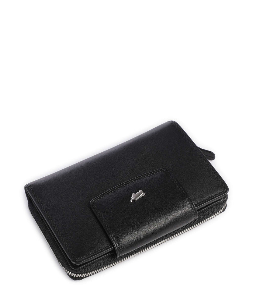 Braun Büffel Golf RFID Wallet schwarz
